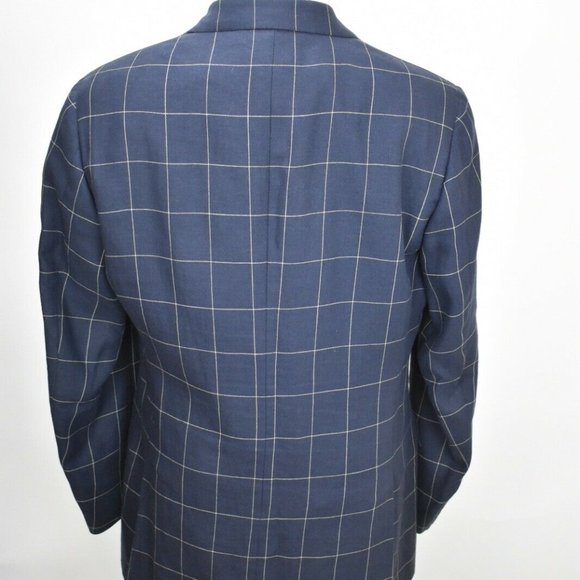 42L Polo Ralph Lauren Corneliani SILK Navy BLAZER - Picture 3 of 7